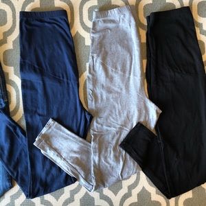 Set of 3 Maternity leggings size 8-10 Medium